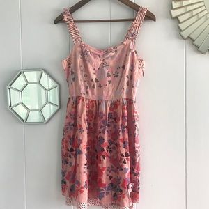 Juicy Couture Mixed Pattern Floral Pink Dress 2